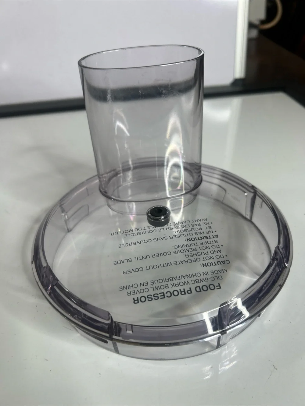 Cuisinart DLC-6WBC Work Bowl Cover Lid DLC-6 Food Processor Part Read!